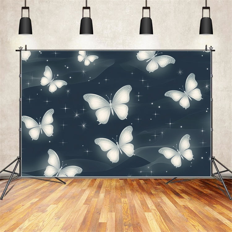 90er Jahre Backdrop Mystic Night Schmetterling Flüstern Backdrop CSH5-196