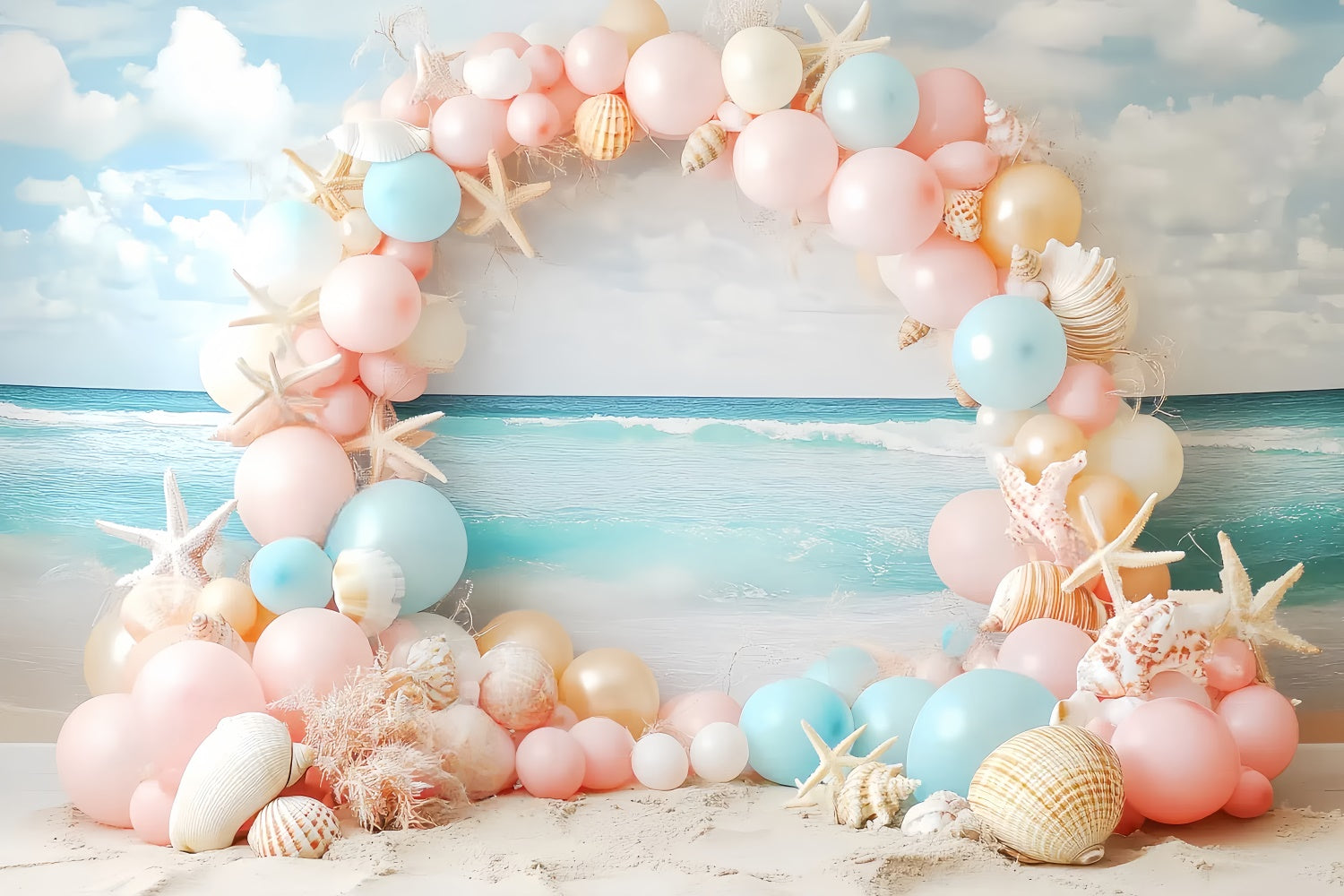 Childrens Backdrops Strand Ballon Fantasy Hintergrund CSH5-260