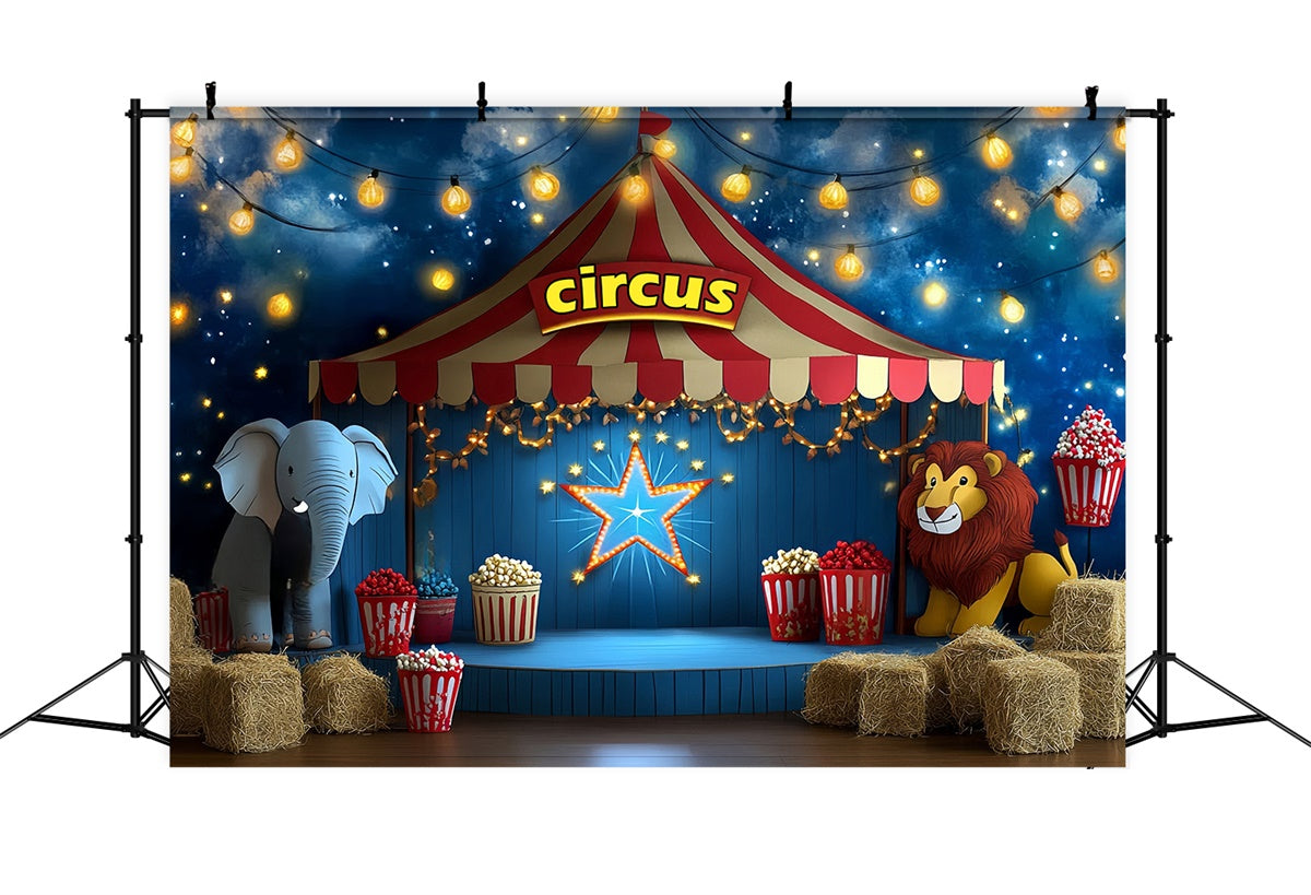 Zirkus Backdrop Zirkus Sternennacht Kinder Backdrop CSH5-296