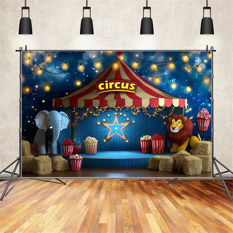 Zirkus Backdrop Zirkus Sternennacht Kinder Backdrop CSH5-296