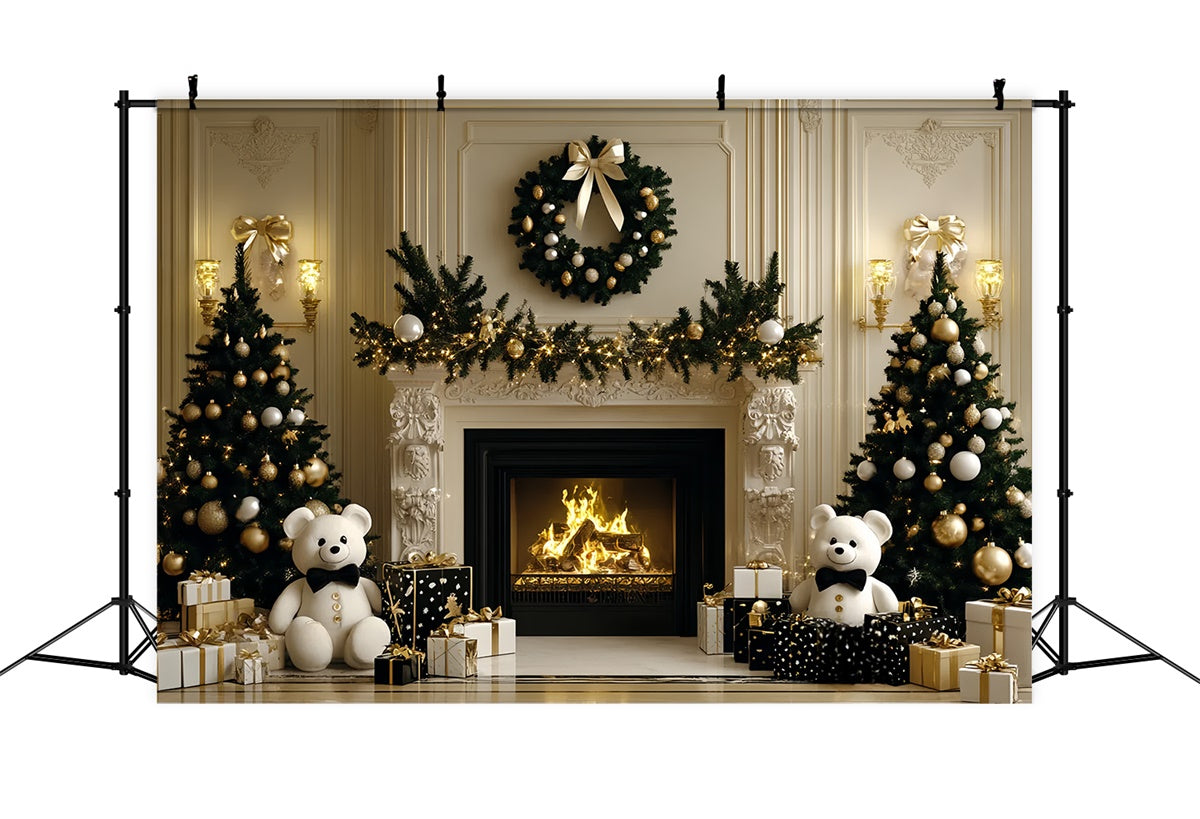 Weihnachten Backdrop Ideen Cozy Bear Weihnachten Charme Kinder Backdrop CSH5-319