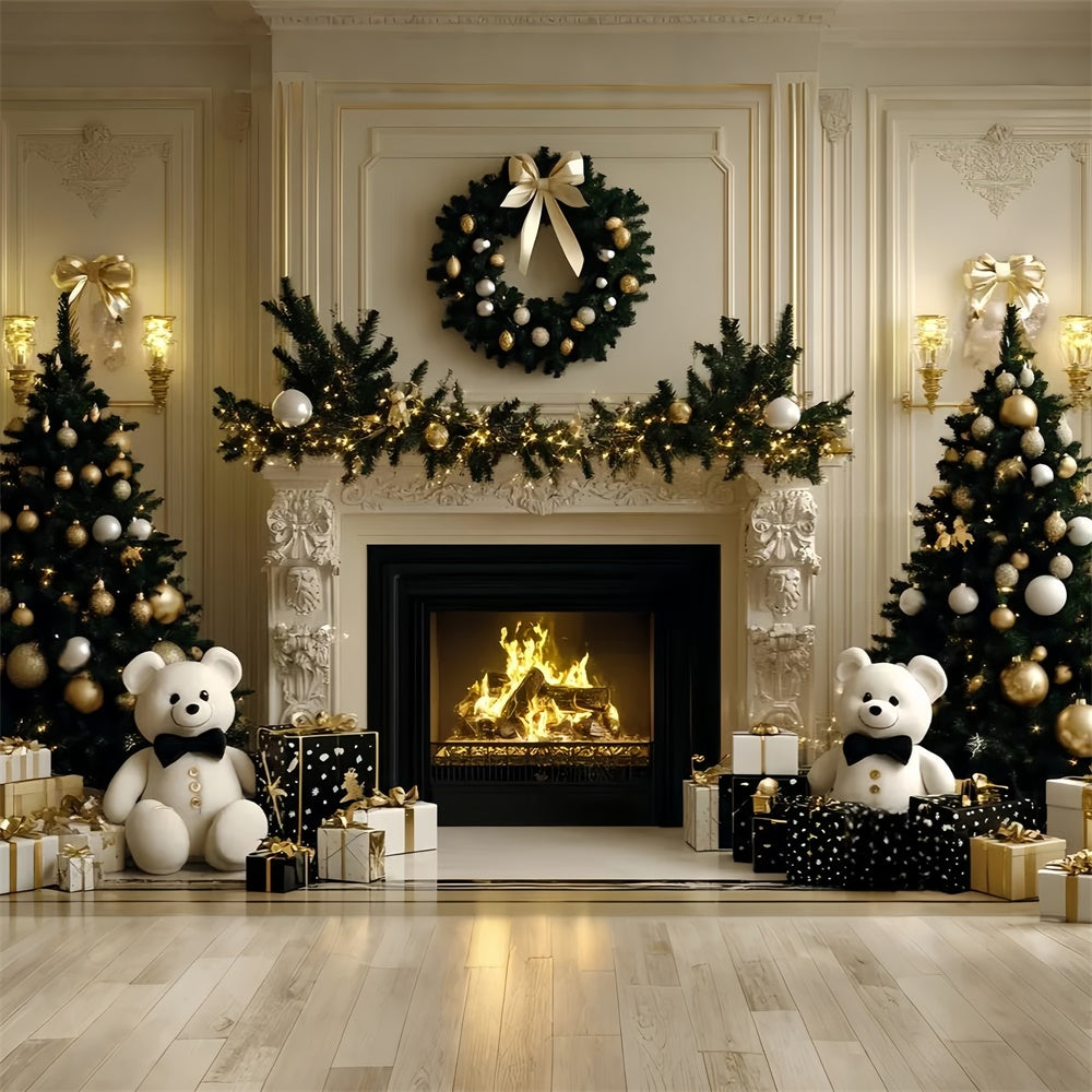 Weihnachten Backdrop Ideen Cozy Bear Weihnachten Charme Kinder Backdrop CSH5-319