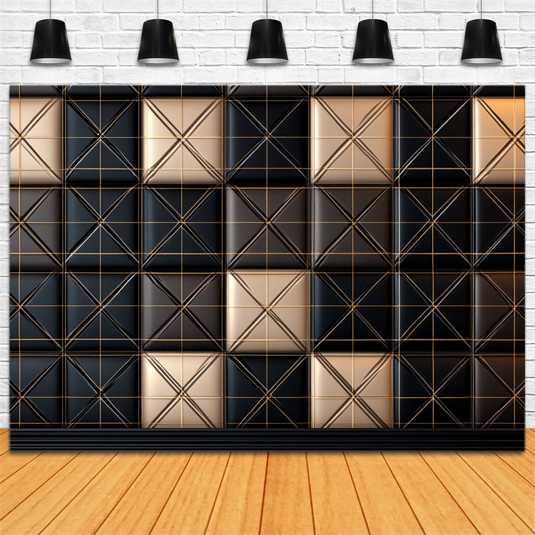 Vatertag Backdrop Ideen Luxus Leder Grid Backdrop CSH5-37