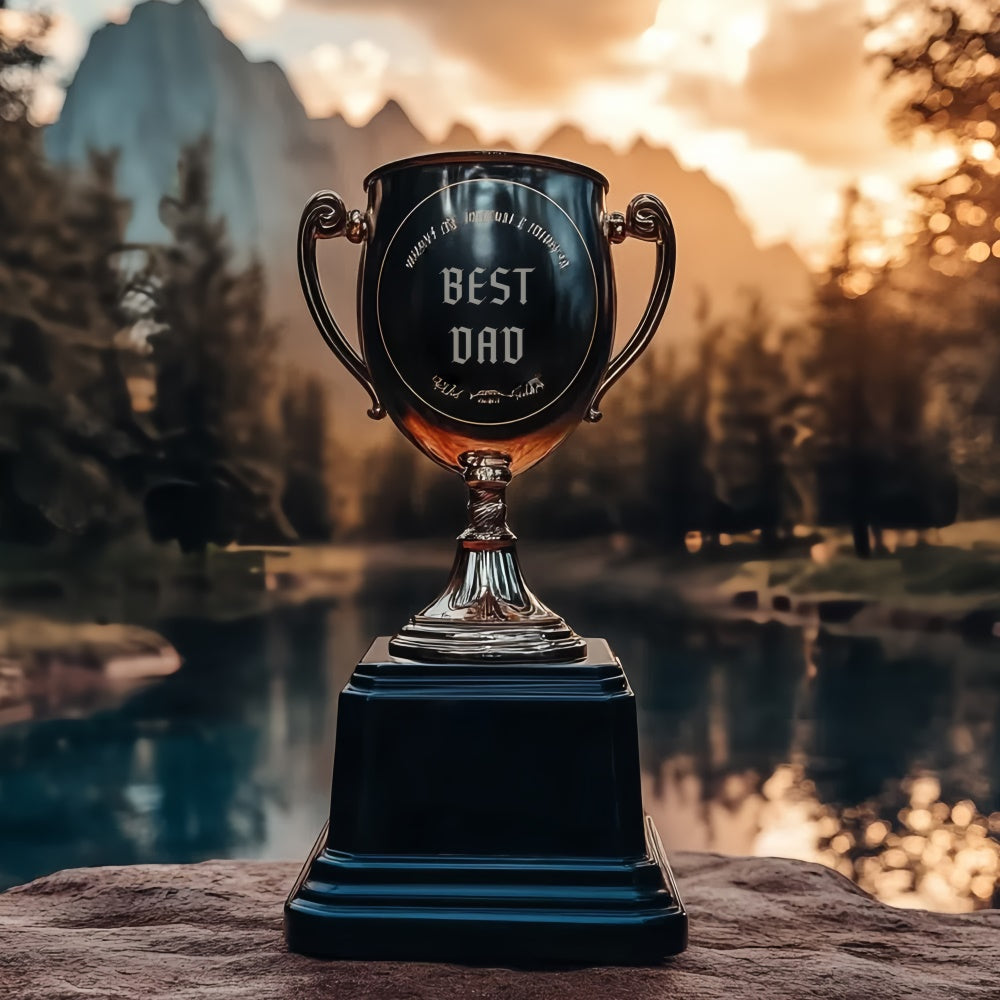 Vatertag Backdrop Seereflexionen Trophäe Backdrop CSH5-53