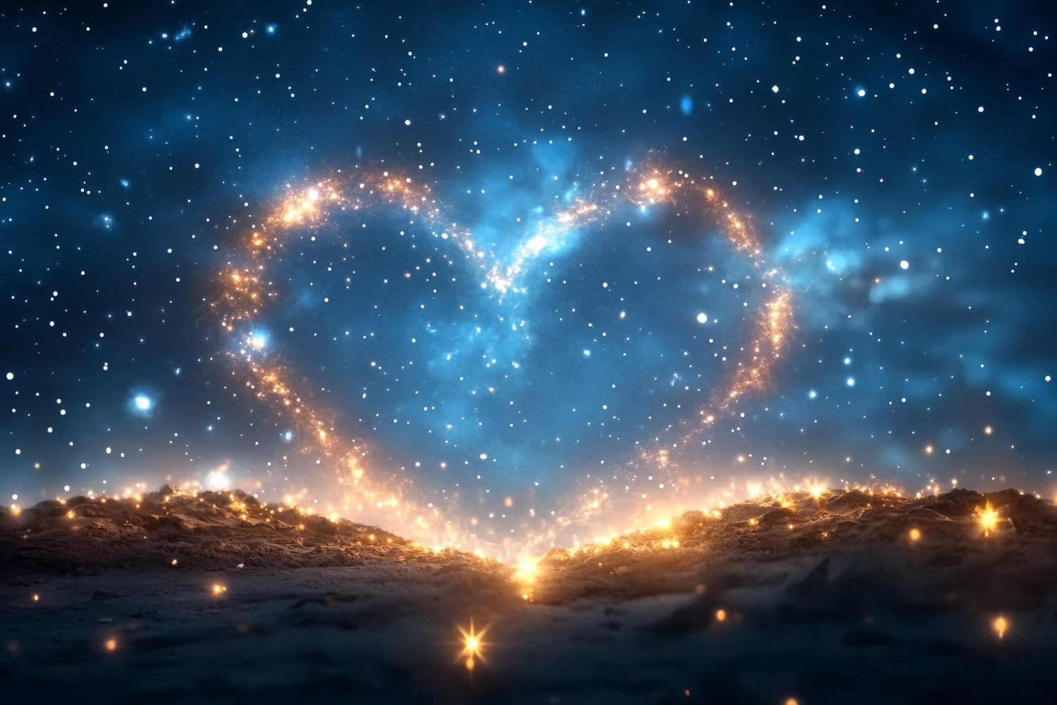 Vatertag Backdrop Ideen Galactic Heart Starry Backdrop CSH5-66