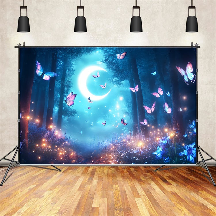 Schmetterling Backdrops Mondsichel Wald Sommer Backdrop CSH5-89