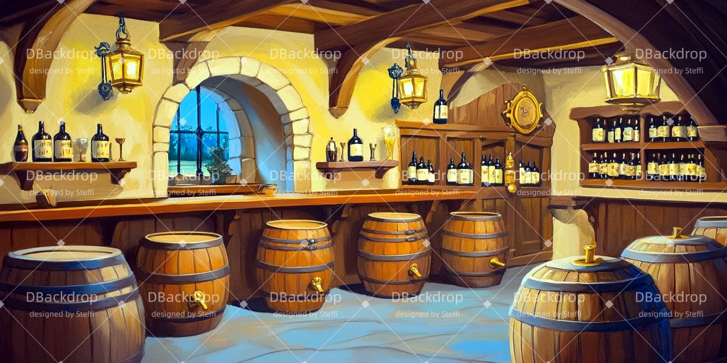 Theatervorhang Die Dorftaverne Backdrop Theater CSH510-T81