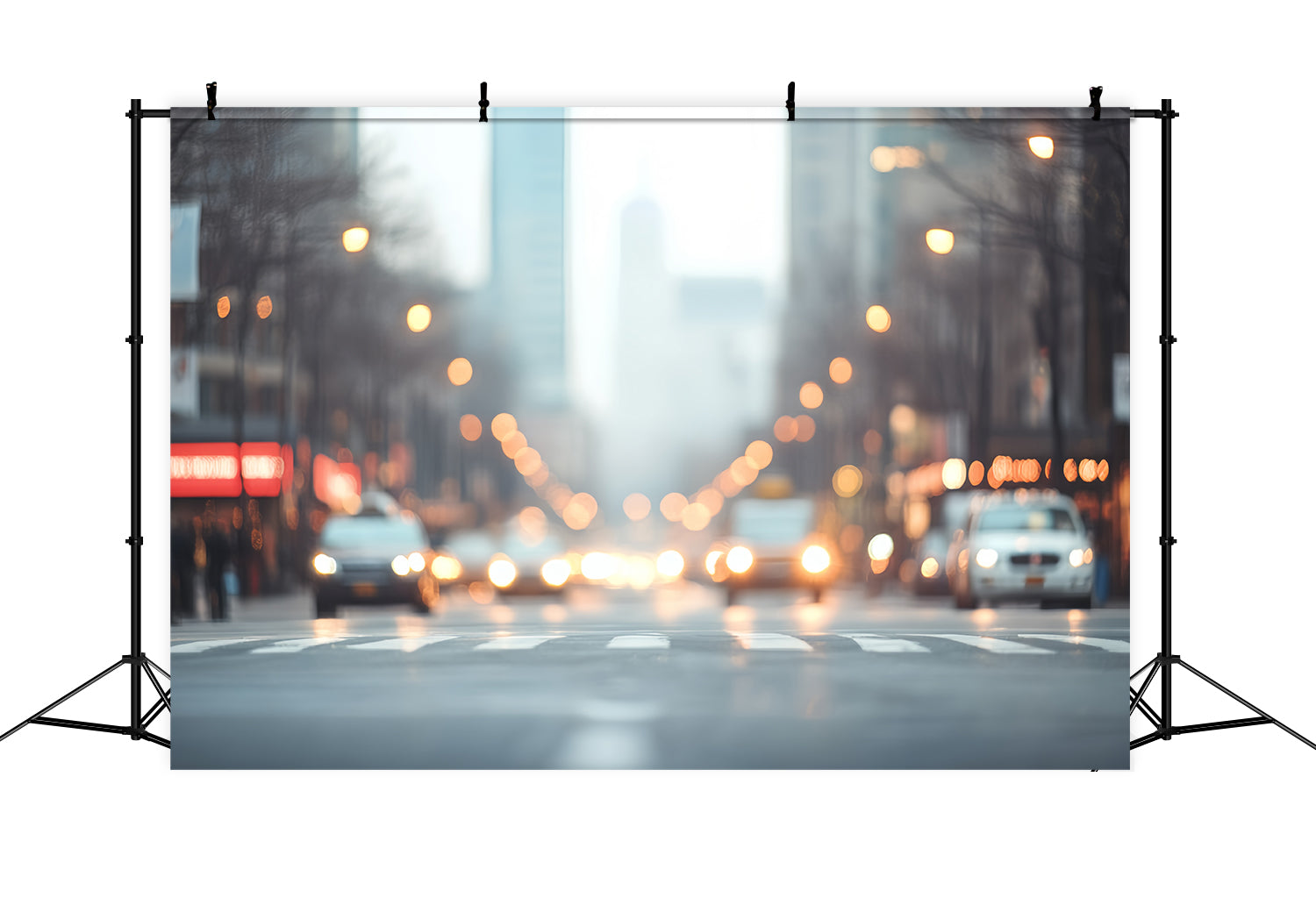 Backdrops für Headshots Urban Lights Bokeh Backdrop CSH57-1