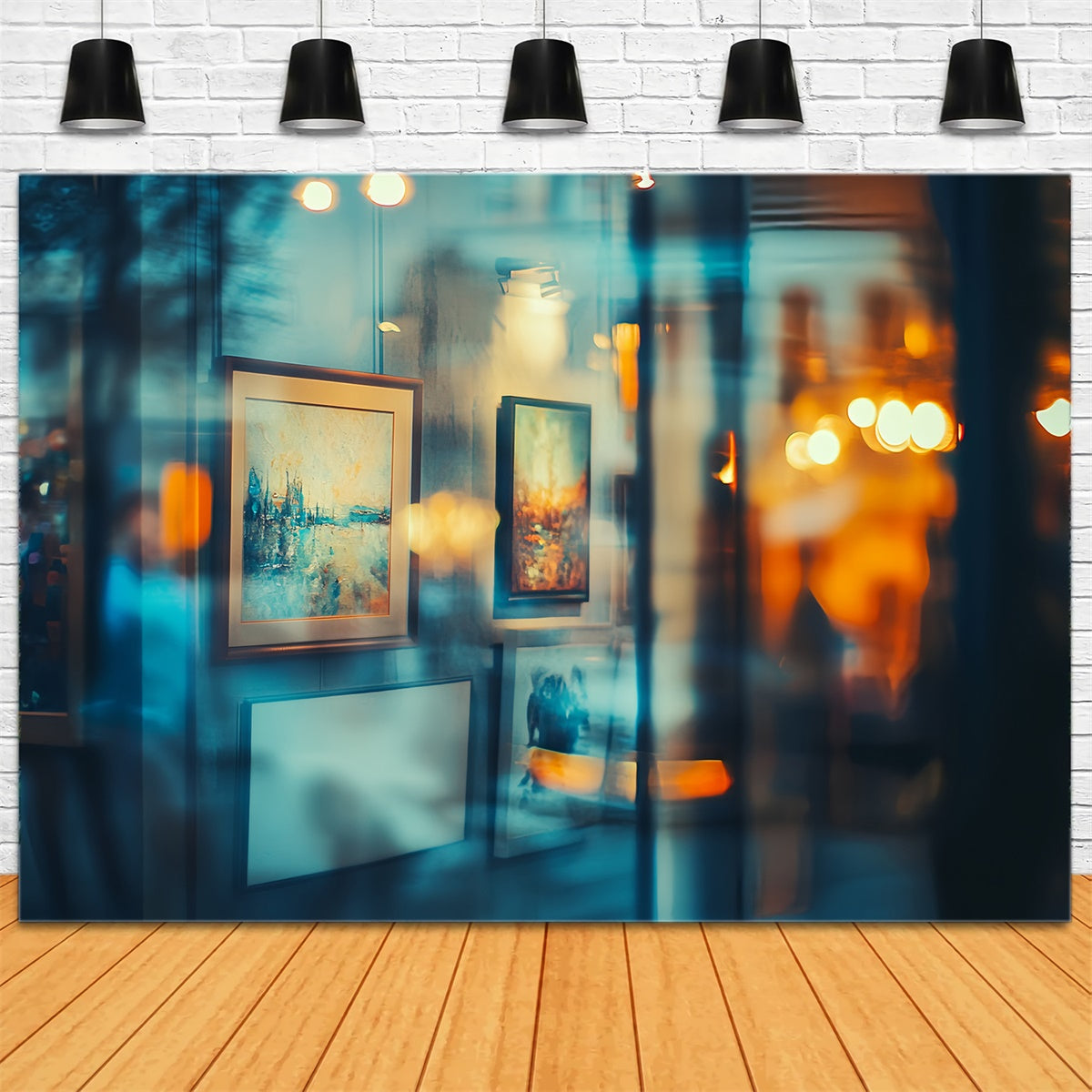 Headshot Backdrop Gallery Glow Reflexion Hintergrund CSH57-13