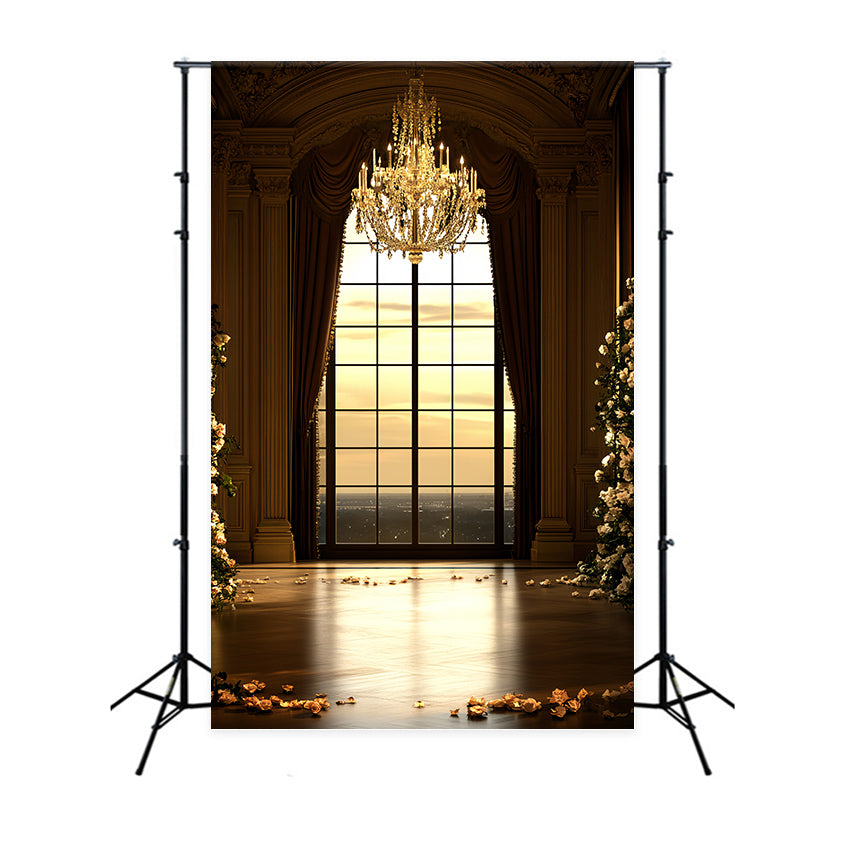 Vintage Fotografie Hintergründe Opulente Rose Dämmerung Backdrop CSH57-135