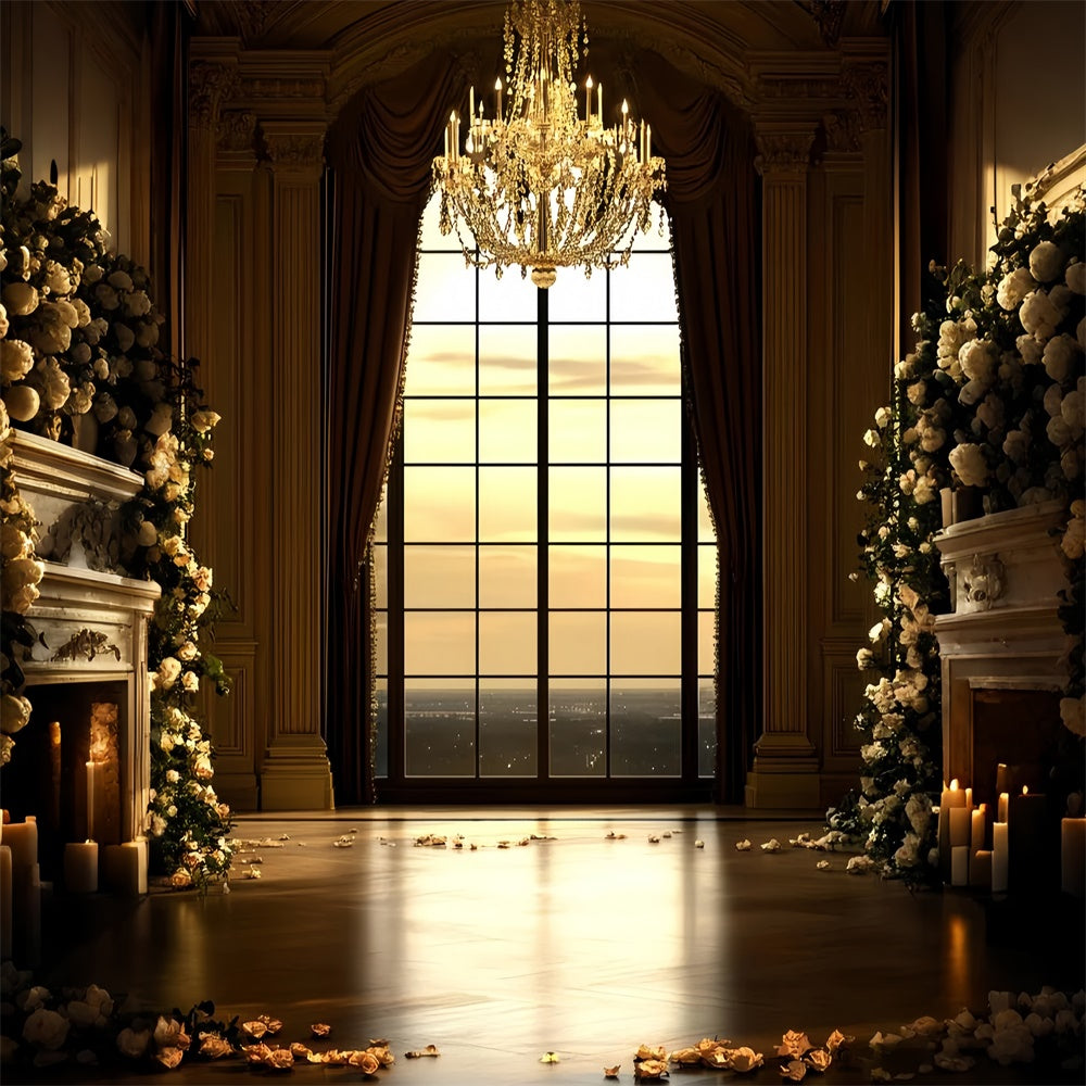 Vintage Fotografie Hintergründe Opulente Rose Dämmerung Backdrop CSH57-135