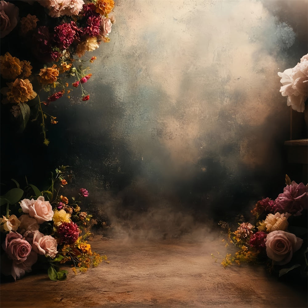 Vintage Wall Backdrop Warm Romance Bloom Foto Hintergrund CSH57-136