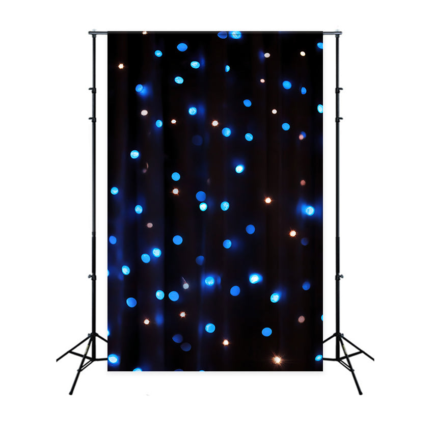 Professioneller Headshot Hintergrund Blaue Lichter Twinkle Hintergrund CSH57-16