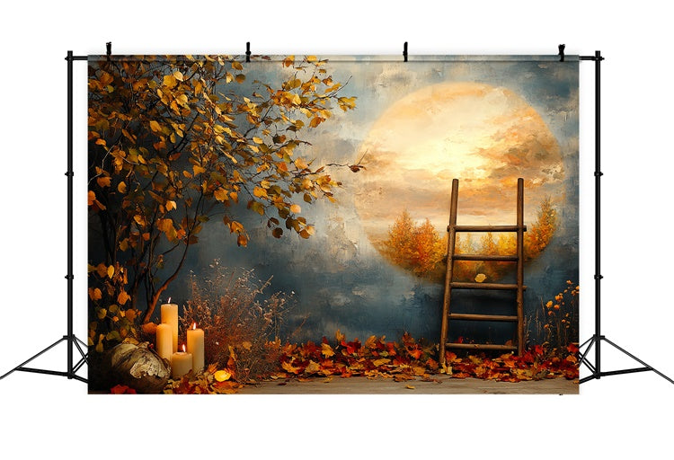 Herbst Fotoshooting Hintergrund Golden Moon Dreamscape Hintergrund CSH57-198