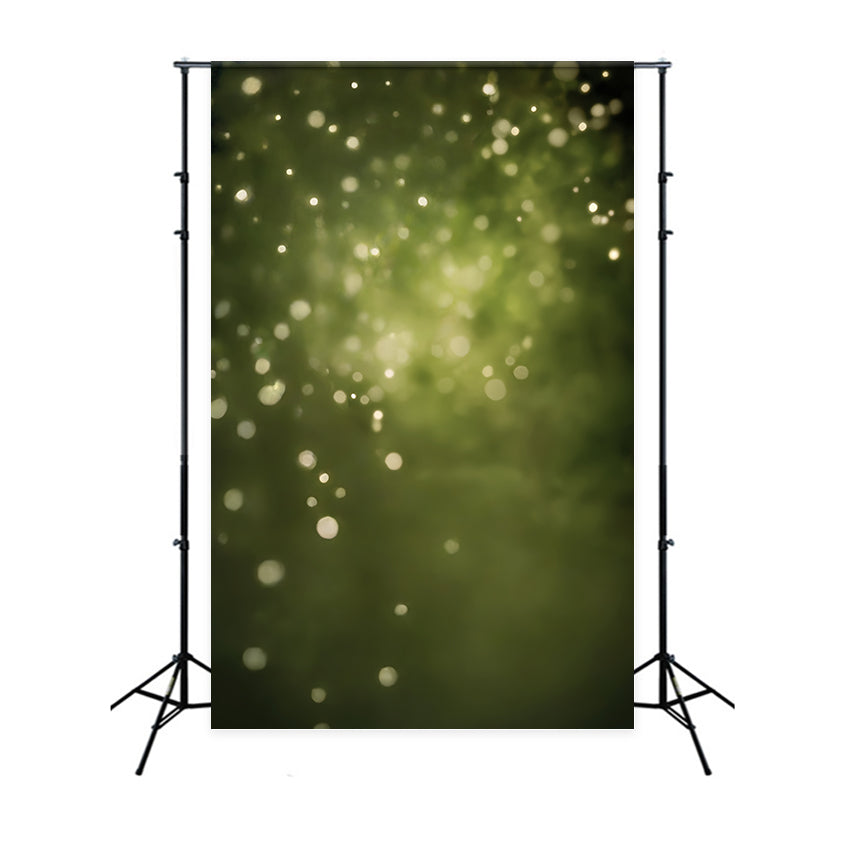 Olivgrüner Hintergrund Walddunst Bokeh Hintergrund CSH57-30
