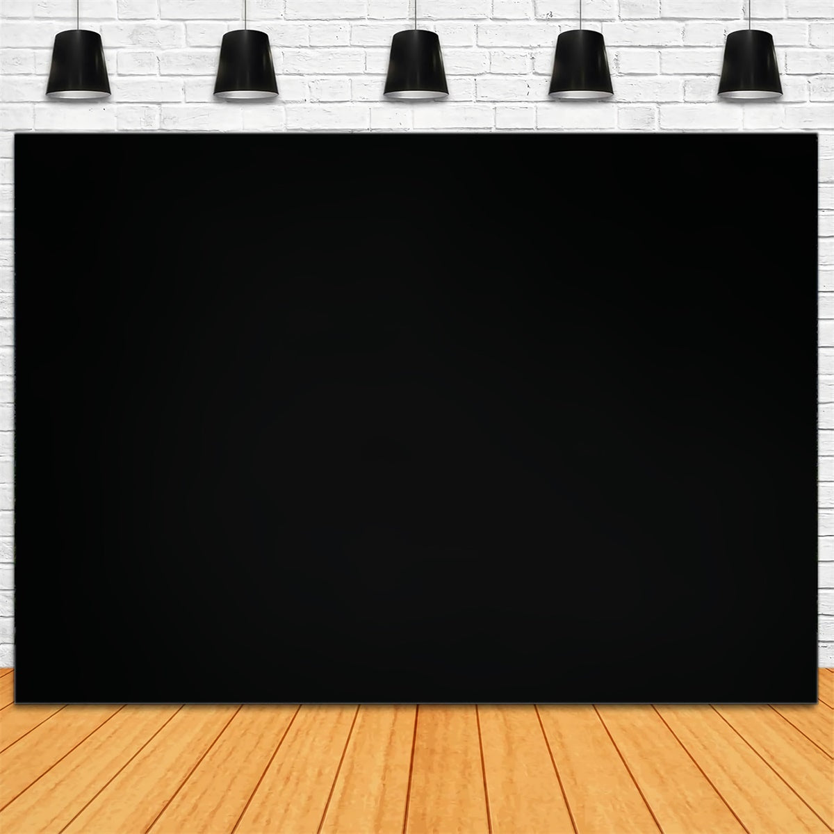 Schwarzer Studiohintergrund Pure Noir Minimal Backdrop CSH57-36
