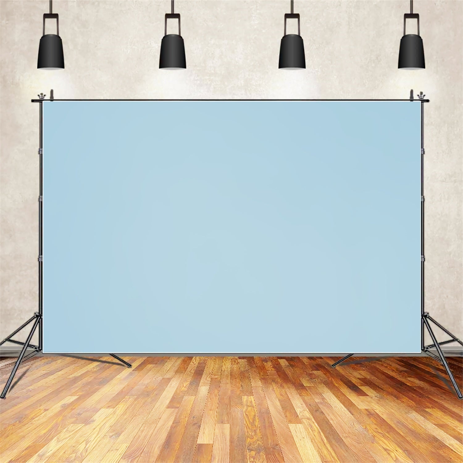 Professionelle Kulisse für Headshot Blassblau Hintergrund CSH57-42