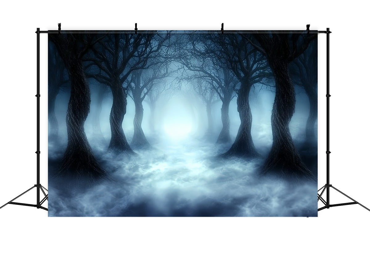 Gespenstischer Wald Backdrop Geisterspaziergang Halloween Backdrop CSH57-67