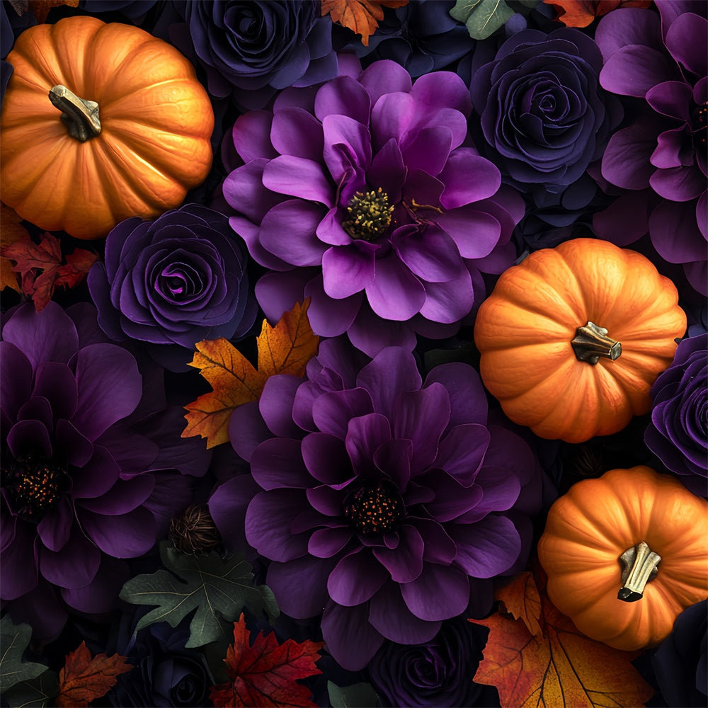 Halloween Backdrops Kürbisblüte Dämmerung Backdrop CSH57-75