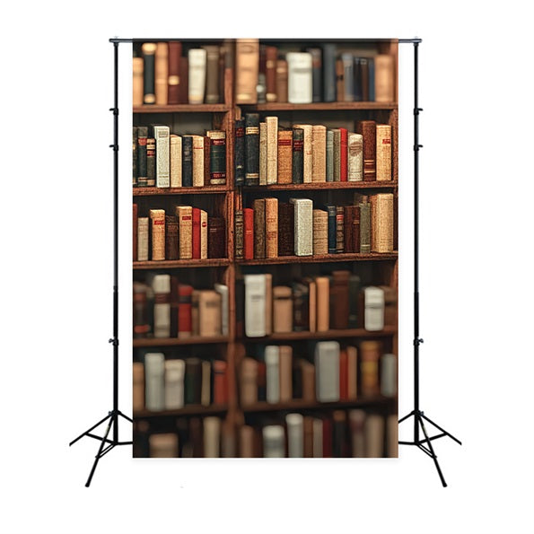 Bücherregal Studio Hintergrund Vintage Bücherregal Literatursammlung Back to School Studio Hintergrund CSH58-118