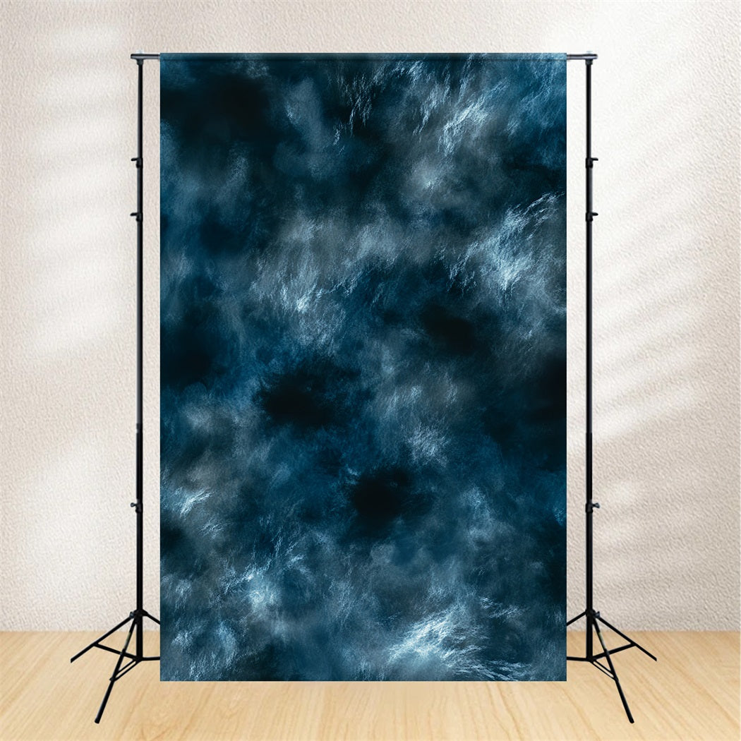 Dunkler Foto Hintergrund Blaue Sturmtextur Fluss Abstrakter Foto Hintergrund CSH58-154