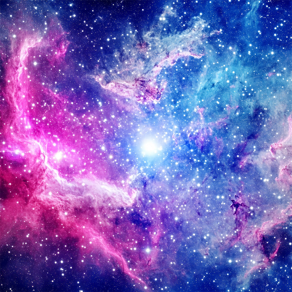 Weltraum Foto Hintergrund Kosmischer rosa-blauer Nebel Abstrakter Foto Hintergrund CSH58-159