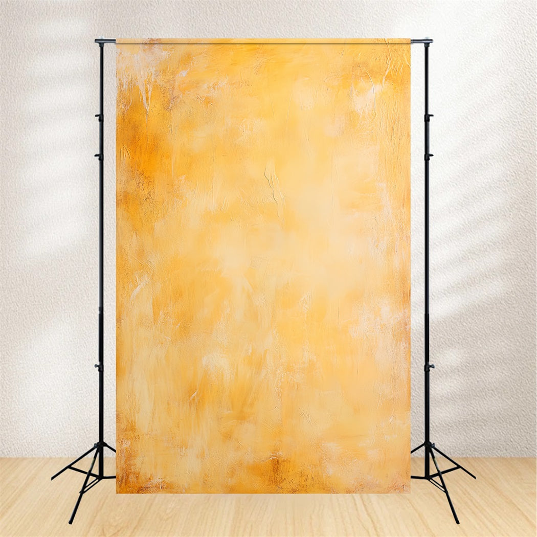 Gelber Foto Hintergrund Warme Bernsteinfarbe Gemalte Struktur Abstrakter Foto Hintergrund CSH58-163