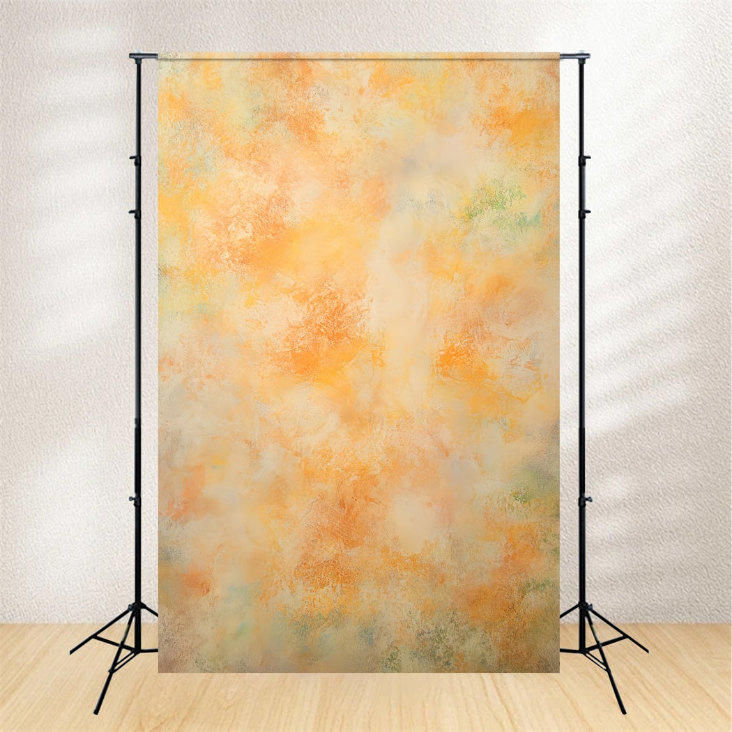 Oranger Foto Hintergrund Weiche Pastellpinselstriche Abstrakte Studio Hintergründe CSH58-168
