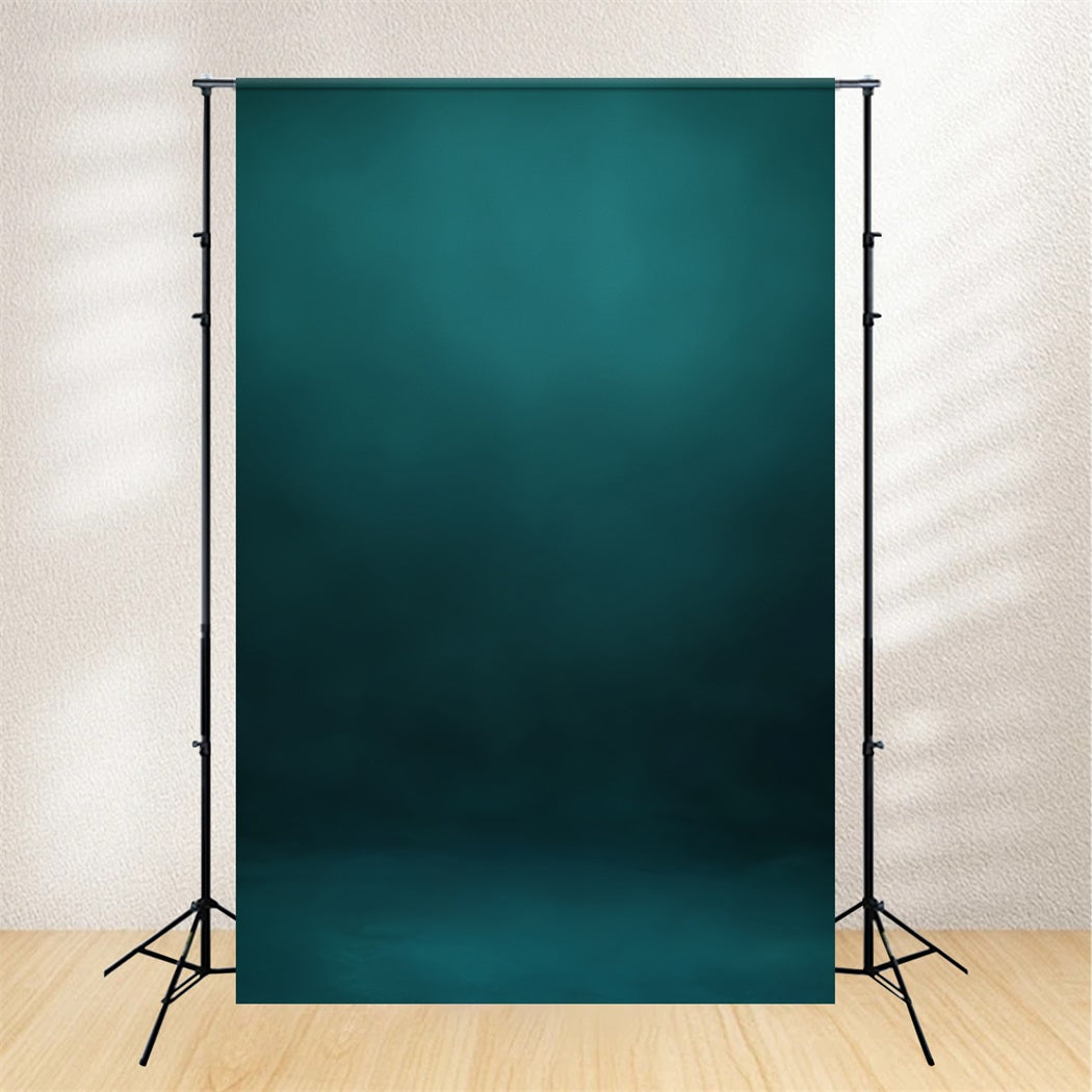 Teal Backdrop Deep Teal Faded Gradient Abstract Photo Backdrop CSH58-172