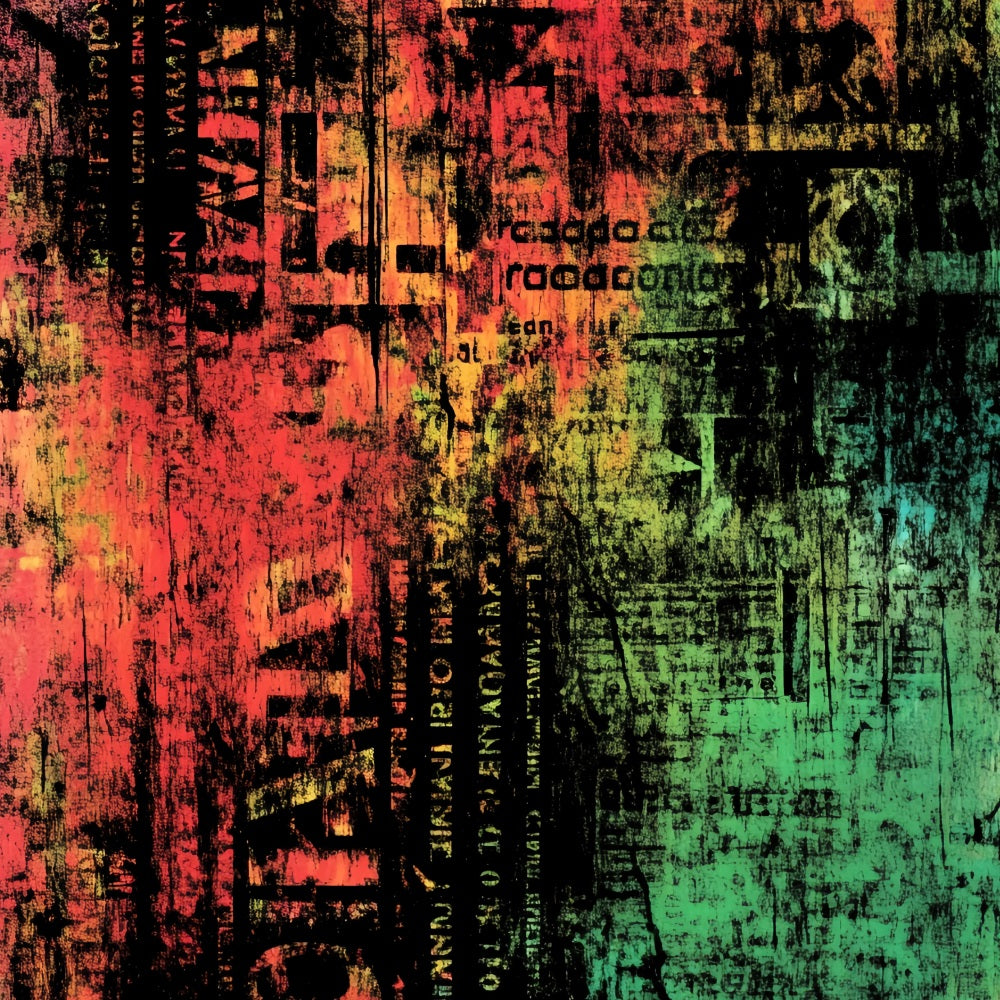 Grunge Foto Hintergrund Grunge Neon-Typografie-Ebenen Abstrakte Studio Hintergründe Fotografie CSH58-177