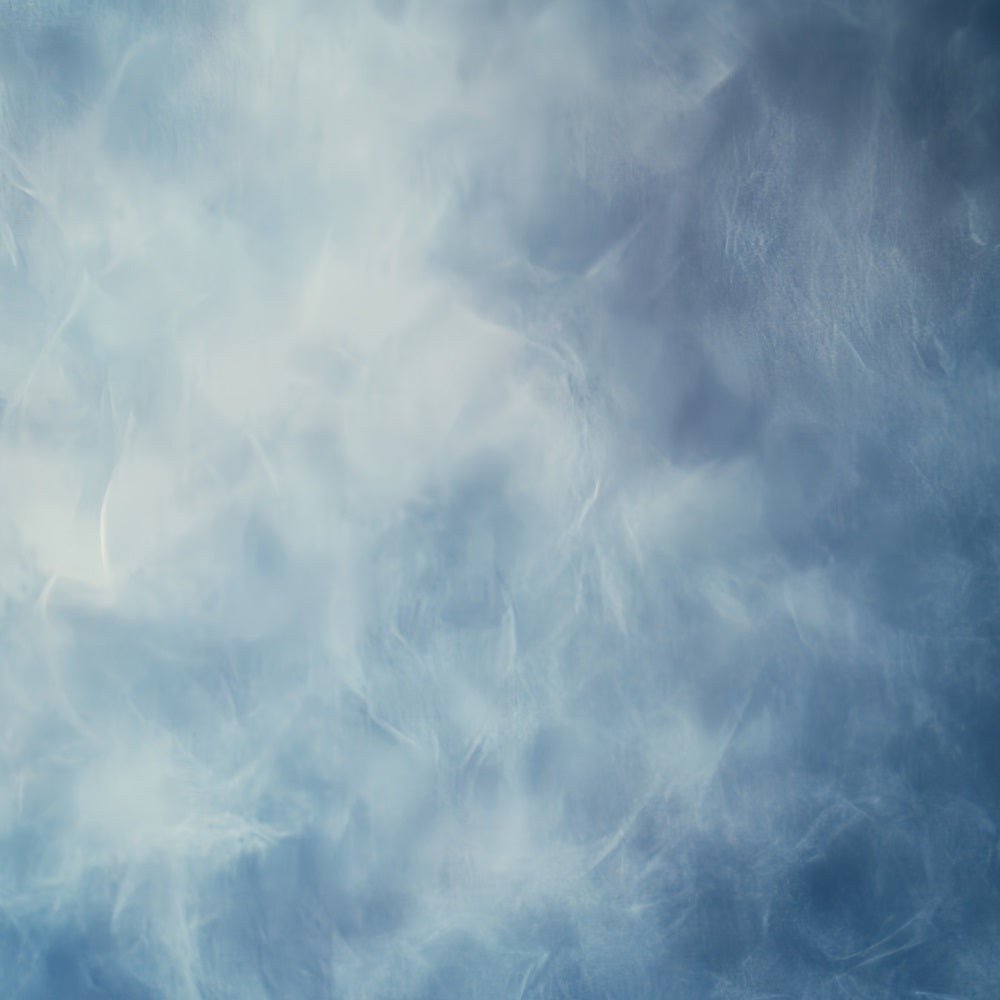 Jahrbuch Foto Hintergrund Weiche wolkige blaue Schichten Abstrakte Studio Hintergründe CSH58-183