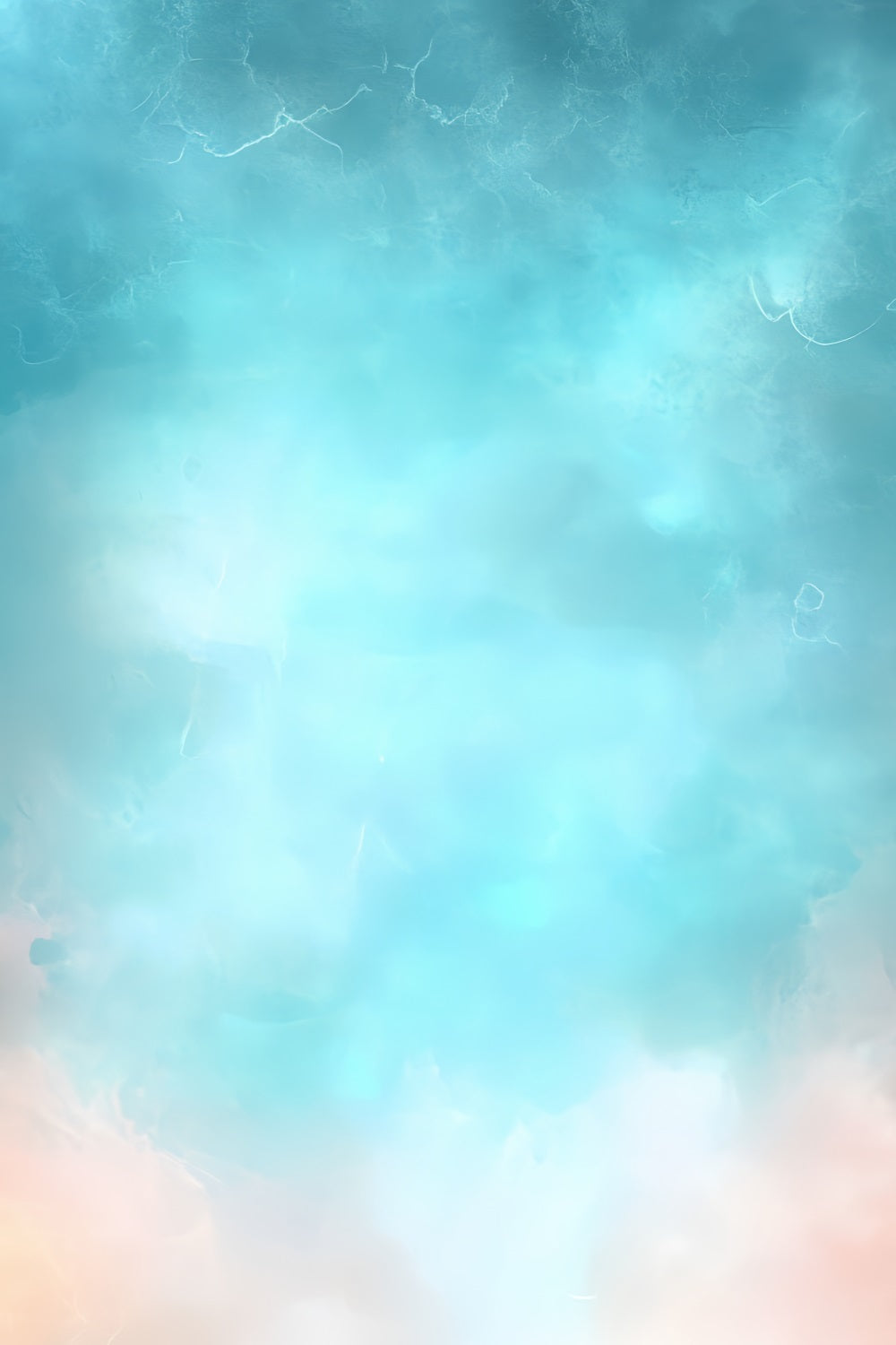 Watercolor Backdrop Soft Pastel Aqua Mist Abstract Photography Backdrop CSH58-189