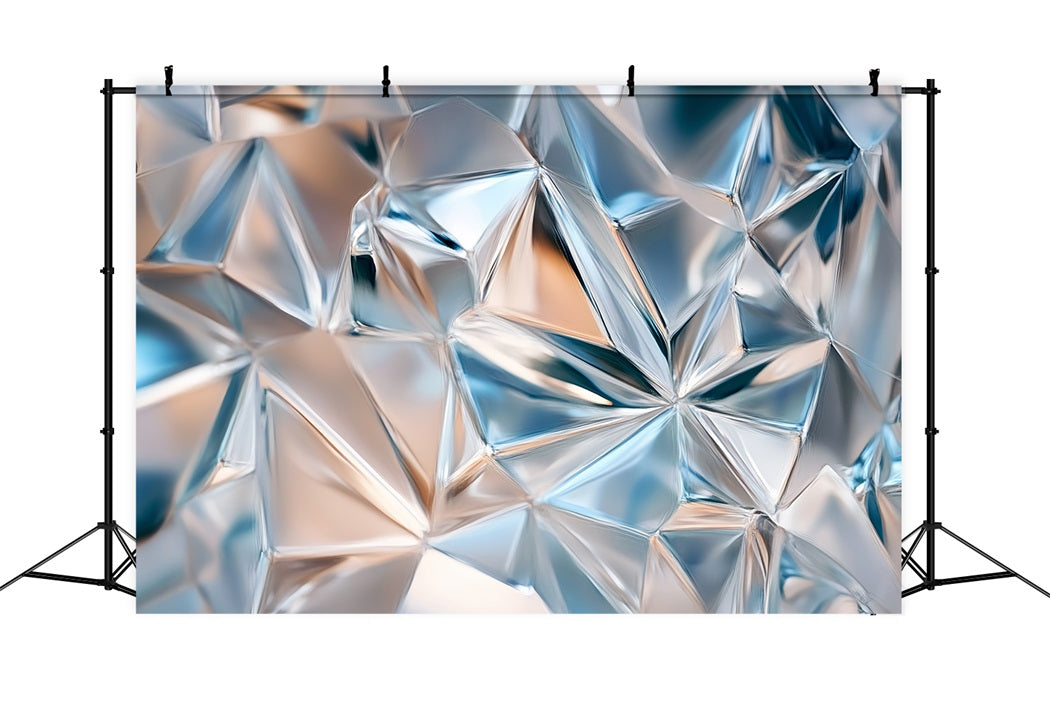 Coole Studio Hintergründe Kristallfacettierte geometrische Oberfläche Abstrakte Fotografie-Studio Hintergründe CSH58-195