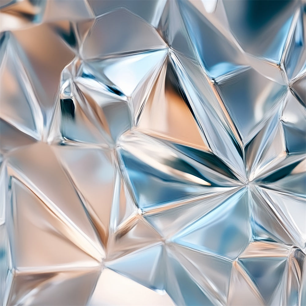 Coole Studio Hintergründe Kristallfacettierte geometrische Oberfläche Abstrakte Fotografie-Studio Hintergründe CSH58-195