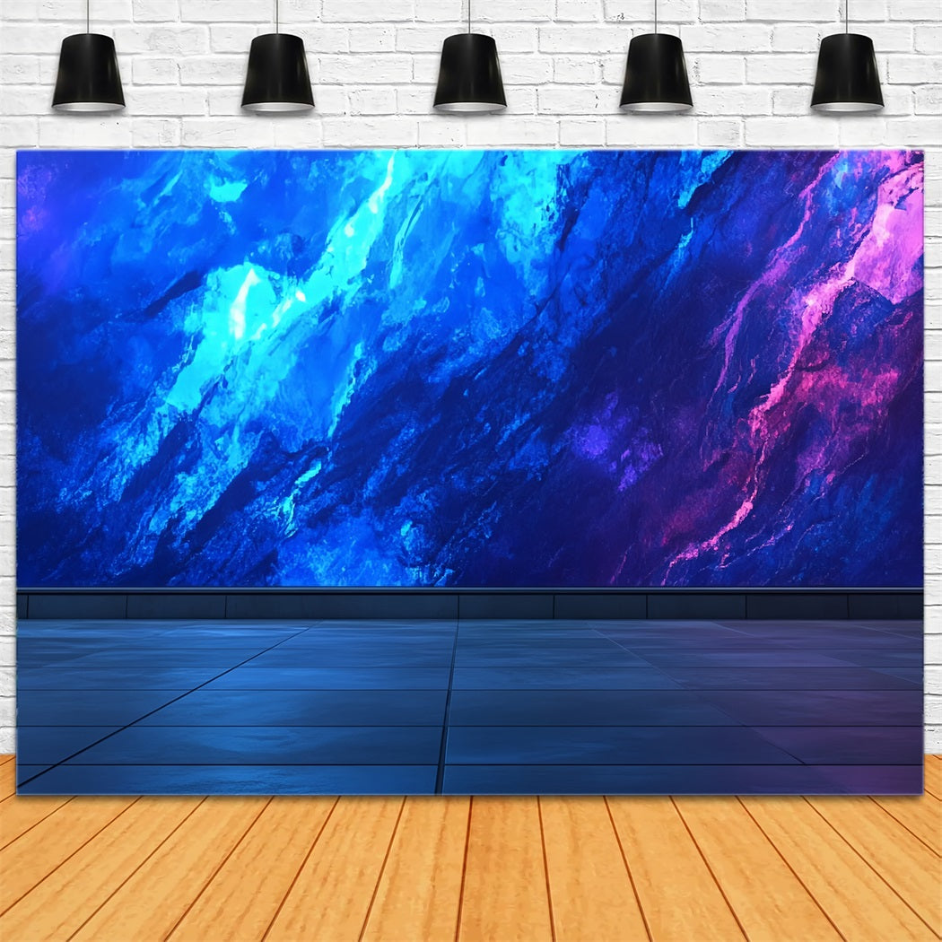 Coole Studio Hintergründe Blau Magenta Abstrakte Textur Abstrakter Foto Hintergrund für Fotografie CSH58-196
