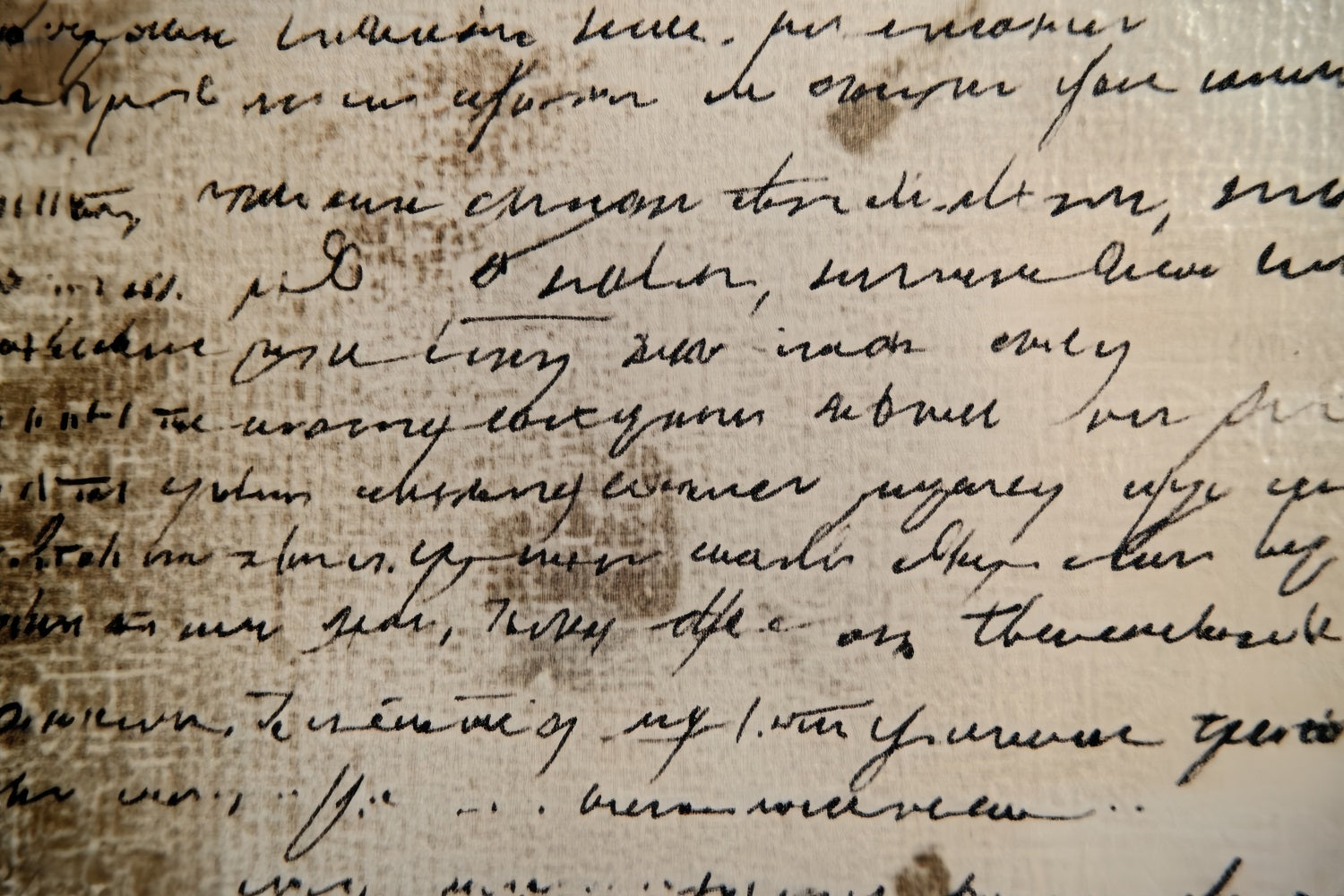 Cream Backdrop Vintage Handwritten Script Pattern Abstract Photography Backdrop CSH58-199