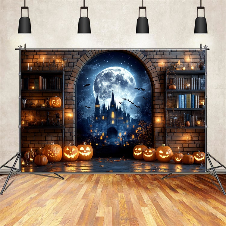 Halloween Backdrop Ideen Haunted Castle Archway Backdrop CSH6-108
