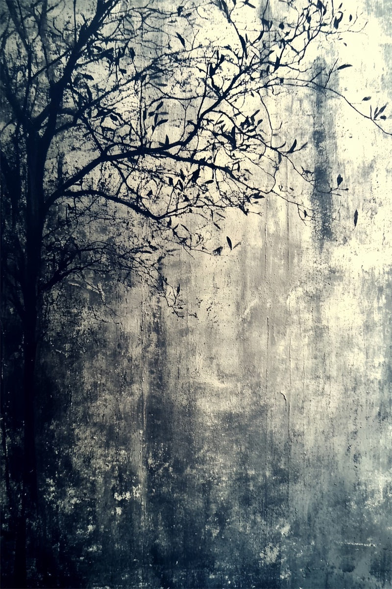 Halloween Backdrop Abstrakter Spukbaum Textur Backdrop CSH6-114