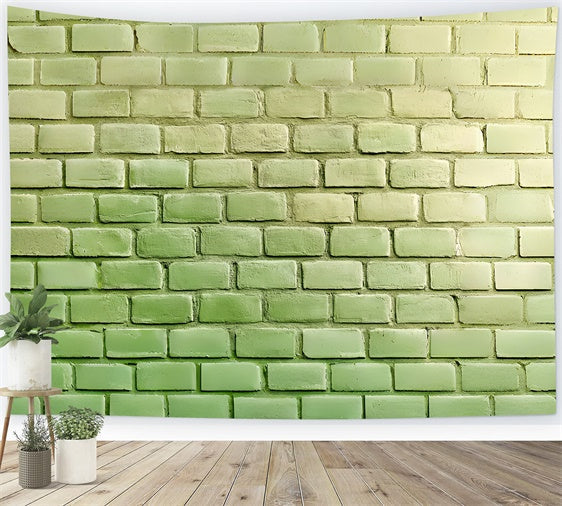 Backstein Backdrop Fotografie Soft Sage Backstein Textur Hintergrund CSH6-152