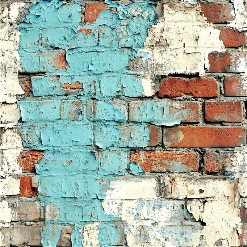 Backstein Backdrop Verwittert Urban Blau Textur Backdrop CSH6-155