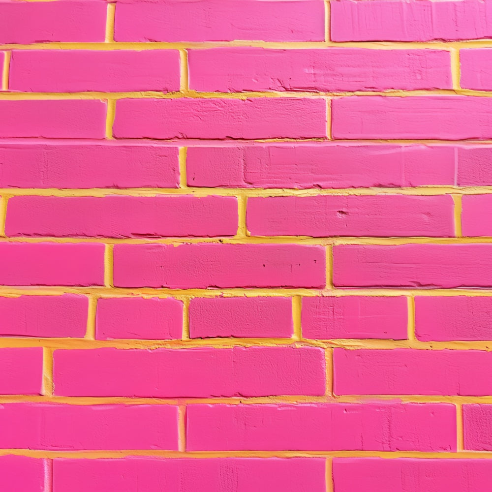 Backsteinmauer-Hintergrund Neon Pink Street Pop Backdrop CSH6-157