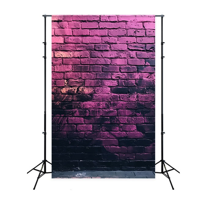 Backstein Backdrops Mitternachtsviolett Graffiti Wand Hintergrund CSH6-158