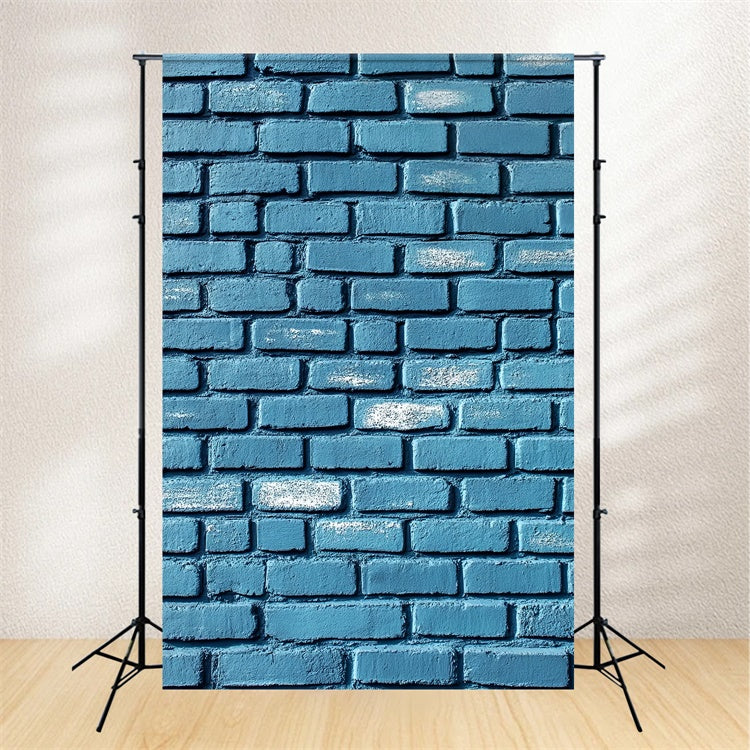 Backstein Backdrop Fotografie Faded Indigo Street Wall Backdrop CSH6-160