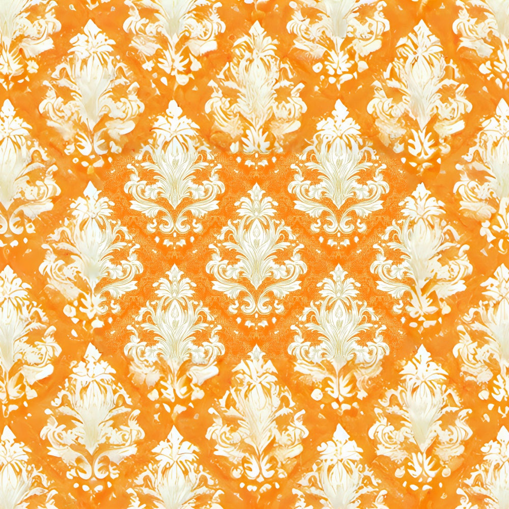 Herbst Fotoshooting Backdrop Vintage Herbst Damast Hintergrund CSH6-223