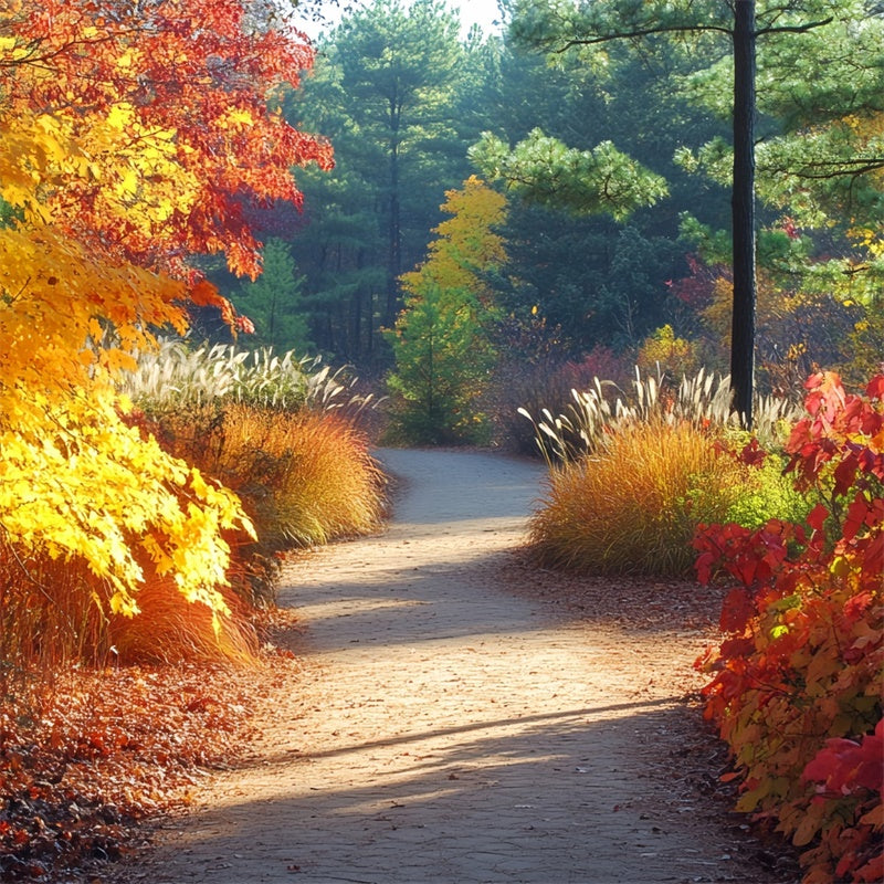 Wald Fotokulisse Golden Grove Trail Herbst Kulisse CSH6-226