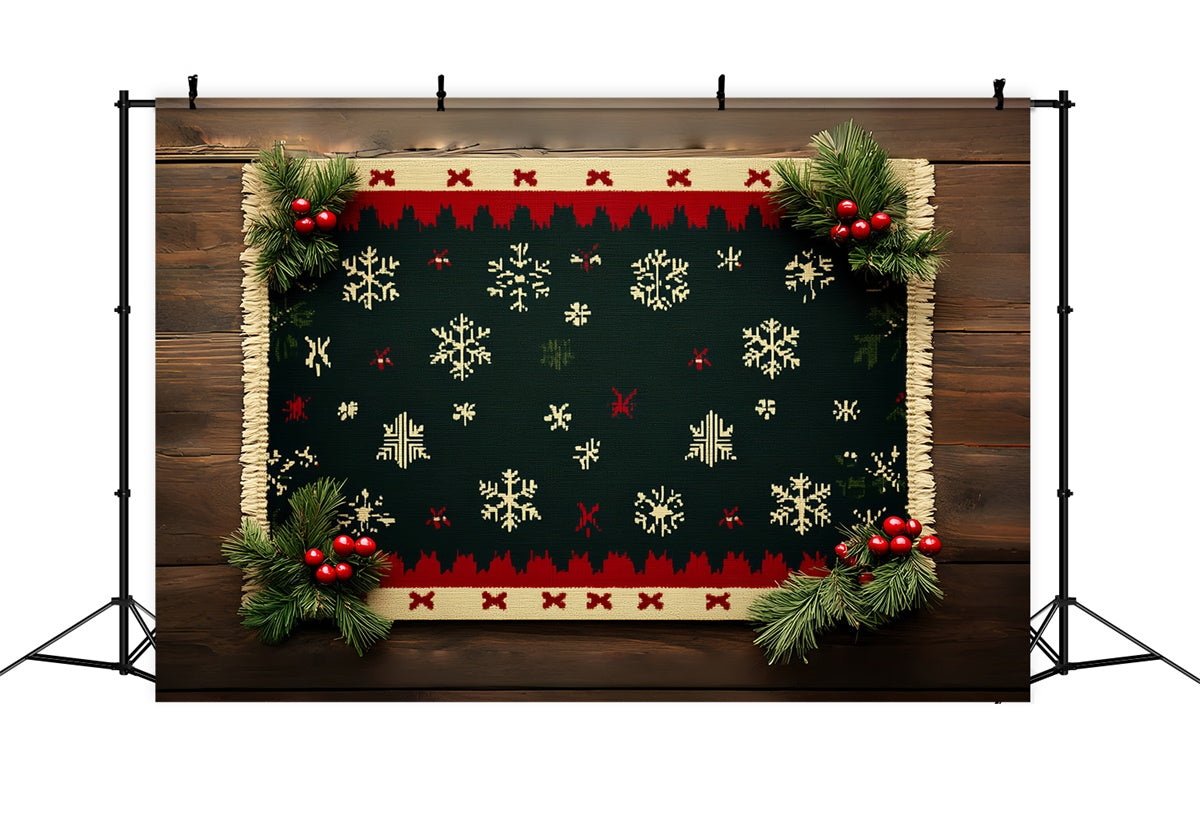 Professionelle Weihnachtshintergründe Warmes Strickmuster Hintergrund CSH6-241