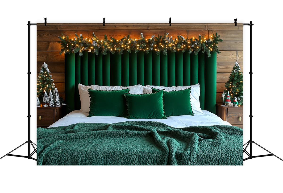 Weihnachten Backdrop Ideen Holiday Cabin Schlafzimmer Hintergrund CSH6-281