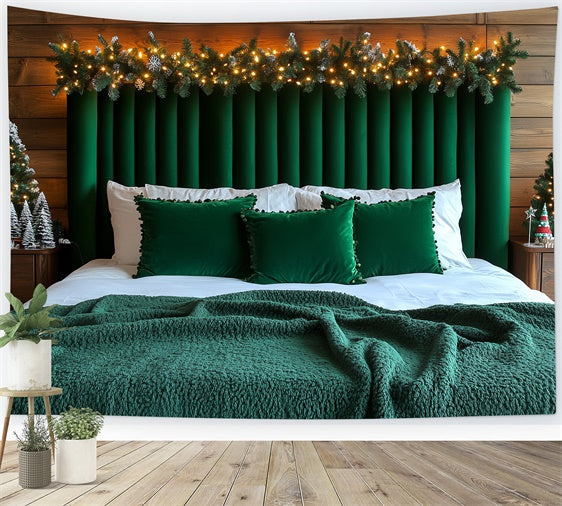 Weihnachten Backdrop Ideen Holiday Cabin Schlafzimmer Hintergrund CSH6-281
