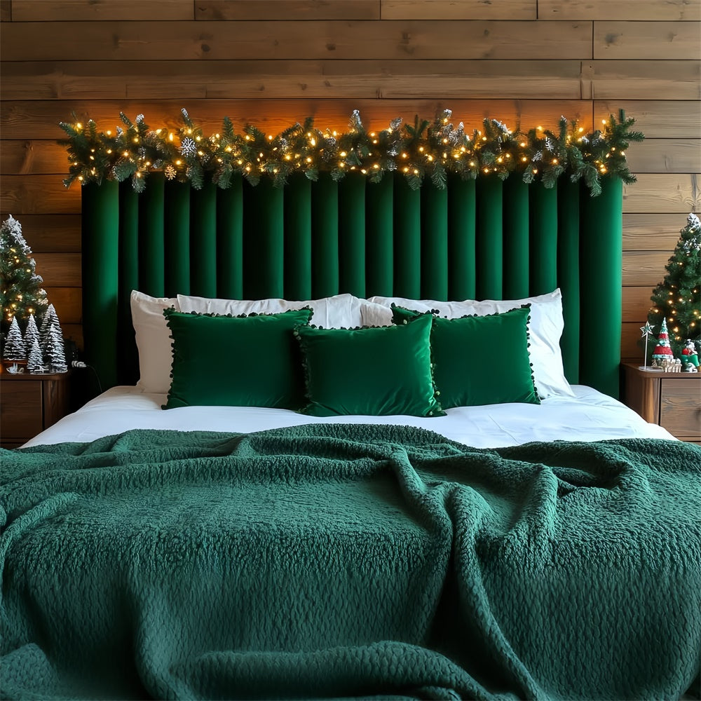Weihnachten Backdrop Ideen Holiday Cabin Schlafzimmer Hintergrund CSH6-281