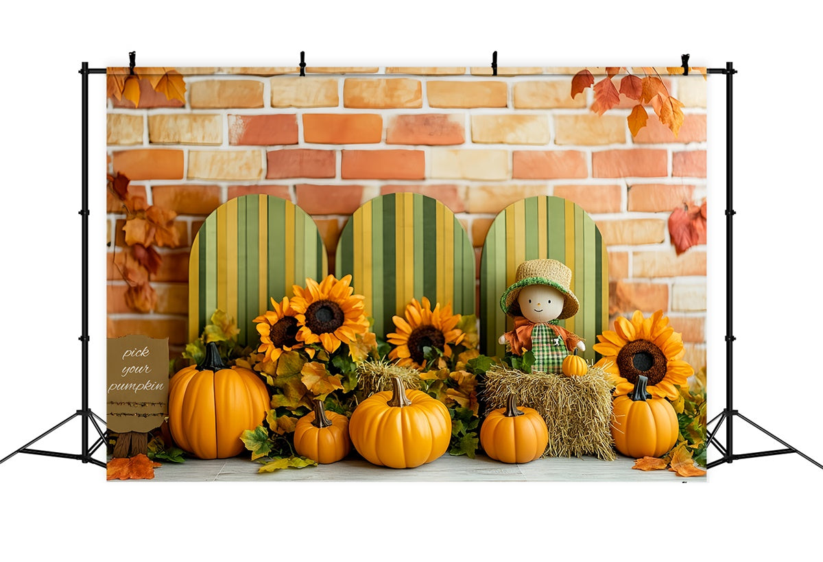 Cake Smash Backdrop Rustikale Herbstblüte Backdrop CSH6-316
